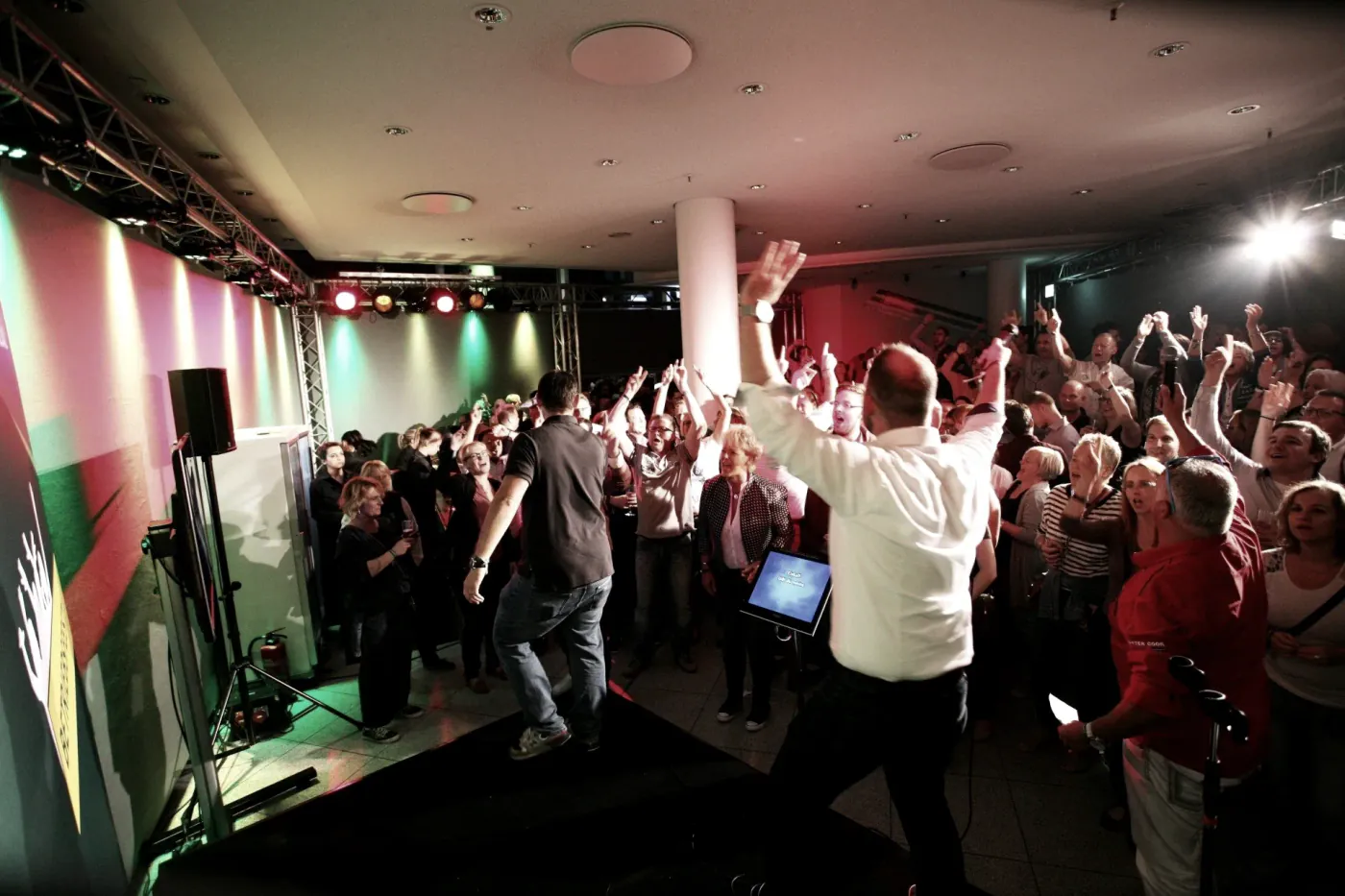 Karaoke auf einer Veranstaltung